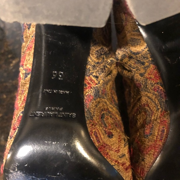 Tapestry Saint Laurent Boots - Picture 7 of 8